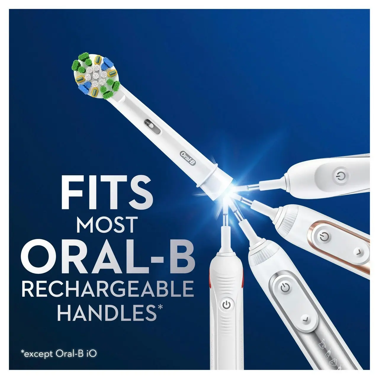 Oral-B Floss Action Clean Electric Toothbrush Refills, 3 Pack