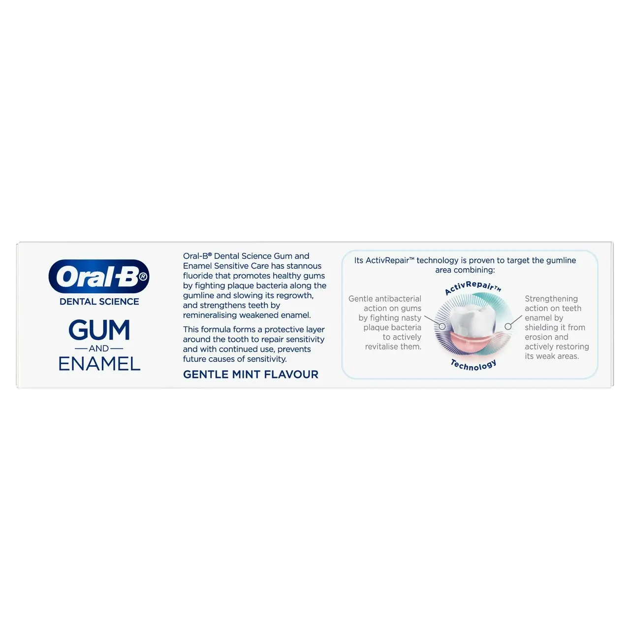 Oral-B Gum & Enamel Sensitive Care Mint Toothpaste 110g