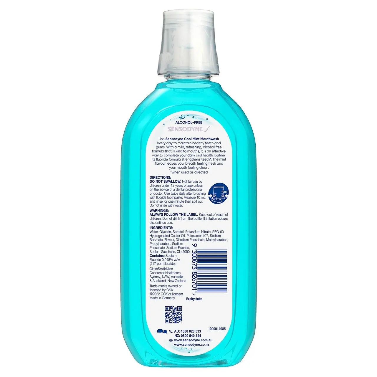 Sensodyne Cool Mint Mouthwash 500 mL