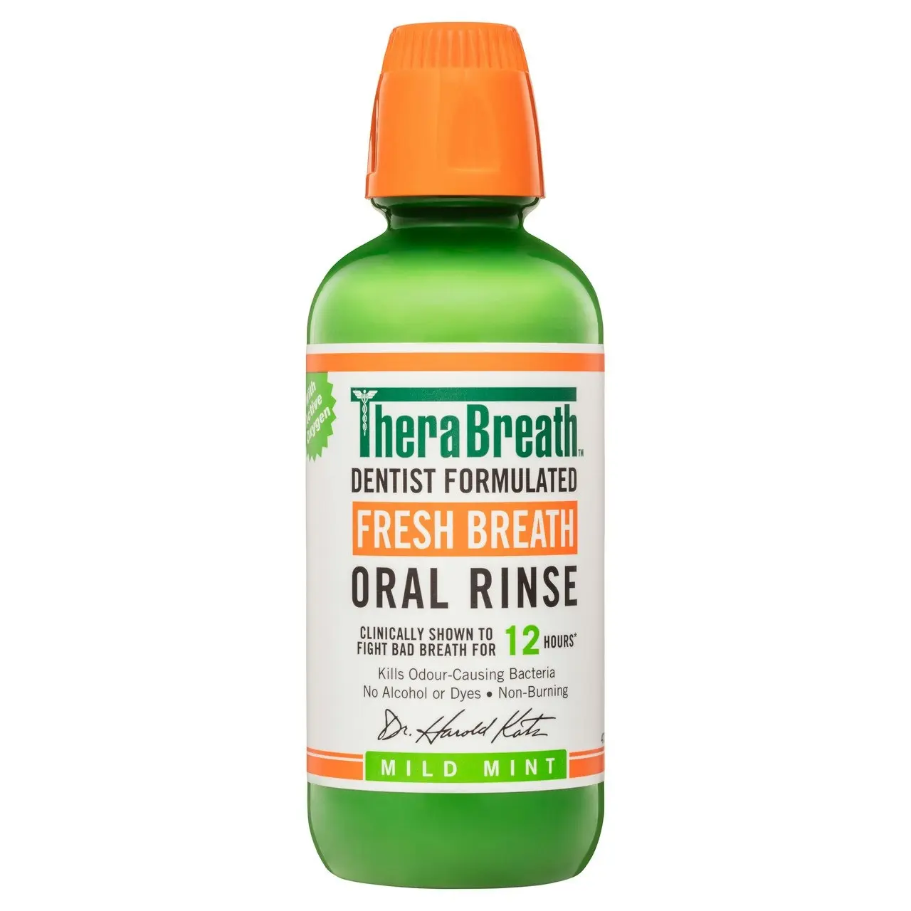 Therabreath Mouthwash Mild Mint 473ml