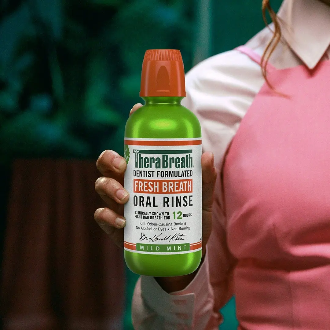 Therabreath Mouthwash Mild Mint 473ml