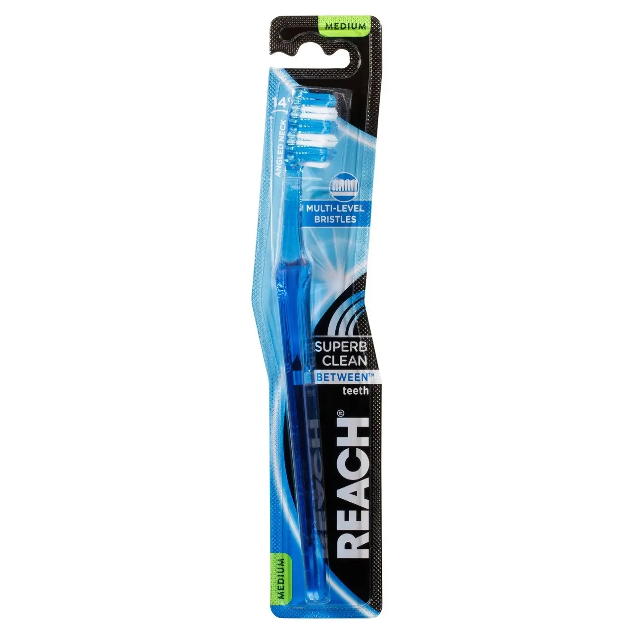 Reach(R)  Superb Clean Between Teeth Toothbrush Medium 1pk