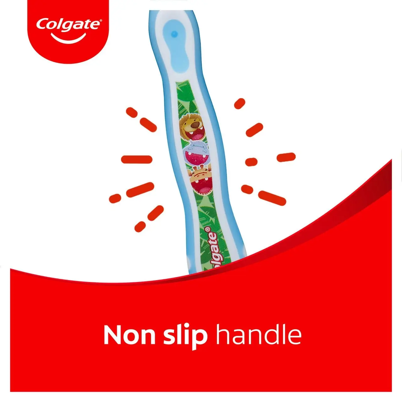 Colgate Kids My First Manual Toothbrush for Toddlers 0-2 Years, 1 Pack, Extra Soft Bristles, Colours May Vary