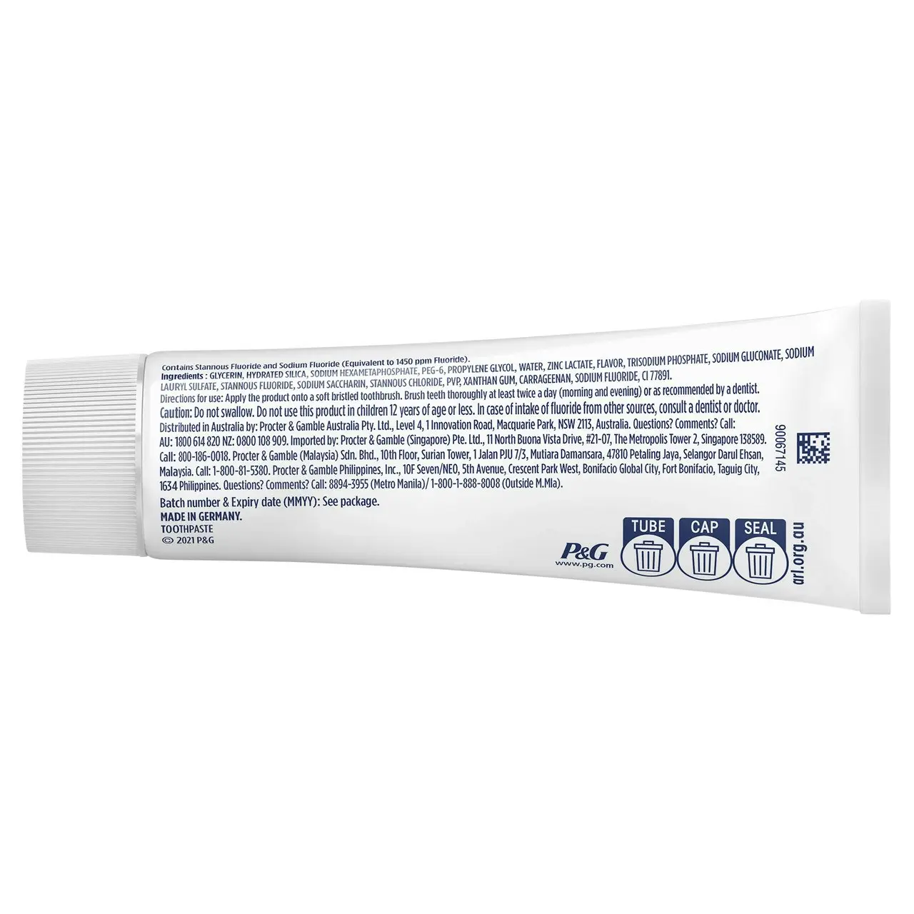 Oral-B Pro Health Complete Defence System Whitening Toothpaste 110g