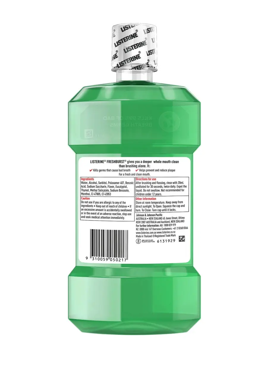 Listerine Freshburst Mouthwash 500mL