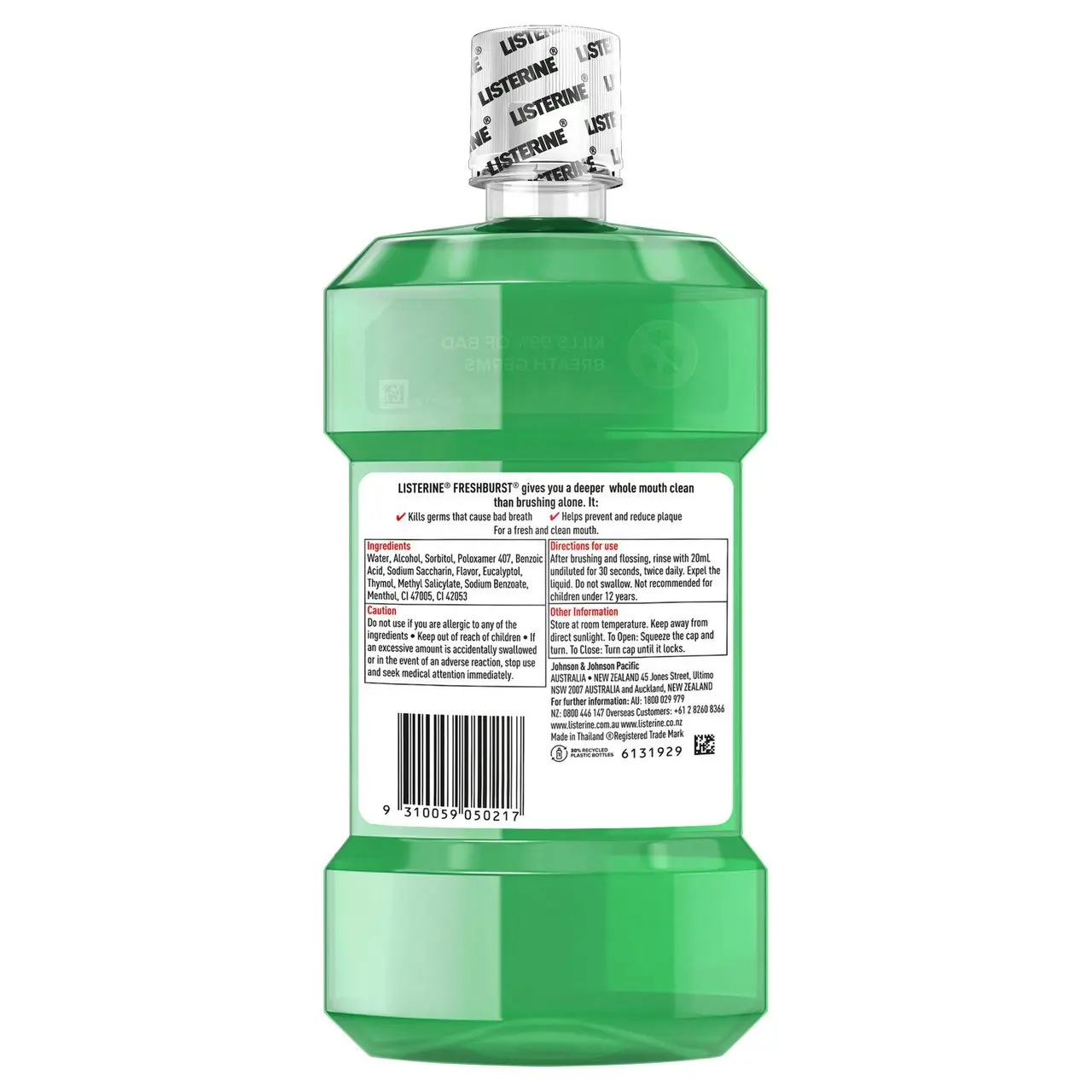 Listerine Freshburst Mouthwash 500mL