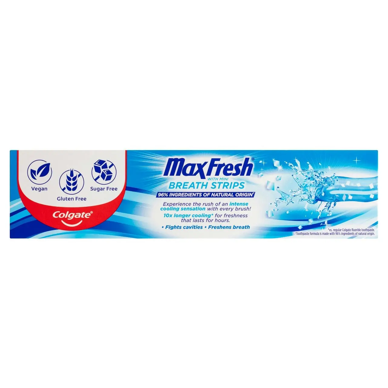 Colgate Max Fresh Toothpaste, 200g, with Mini Breath Strips, Cool Mint