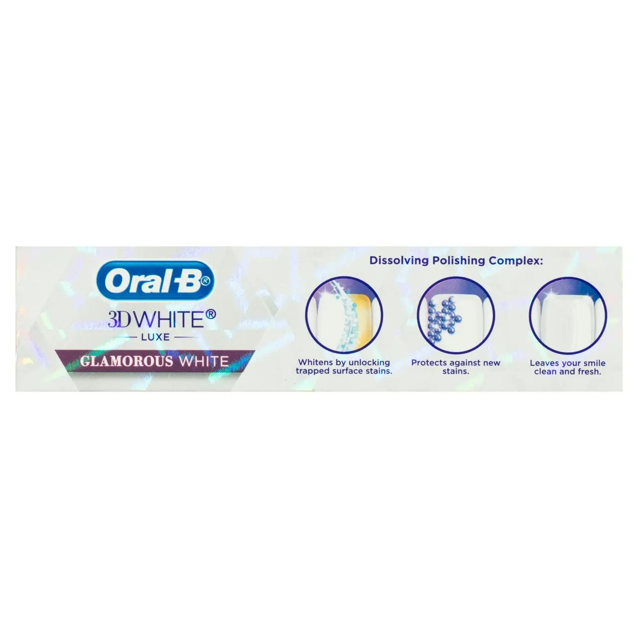 Oral-B 3D White Luxe Glamorous White Whitening Toothpaste 95g