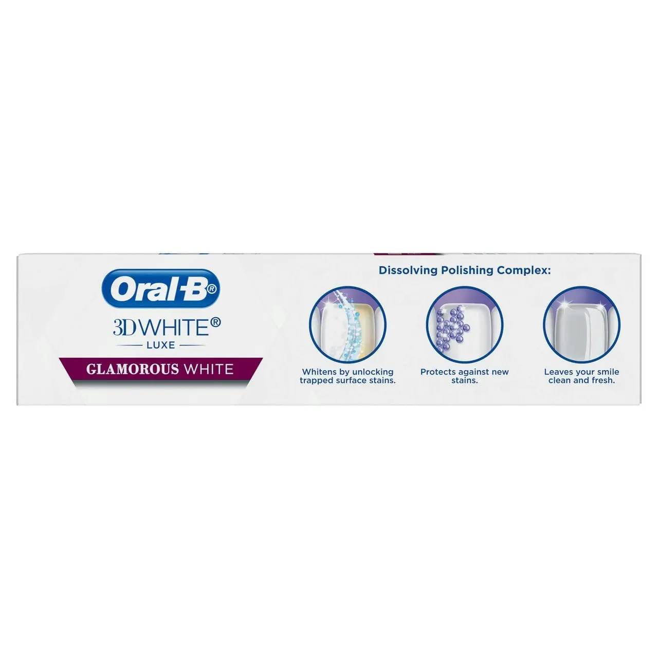 Oral-B 3D White Luxe Glamorous White Whitening Toothpaste 95g