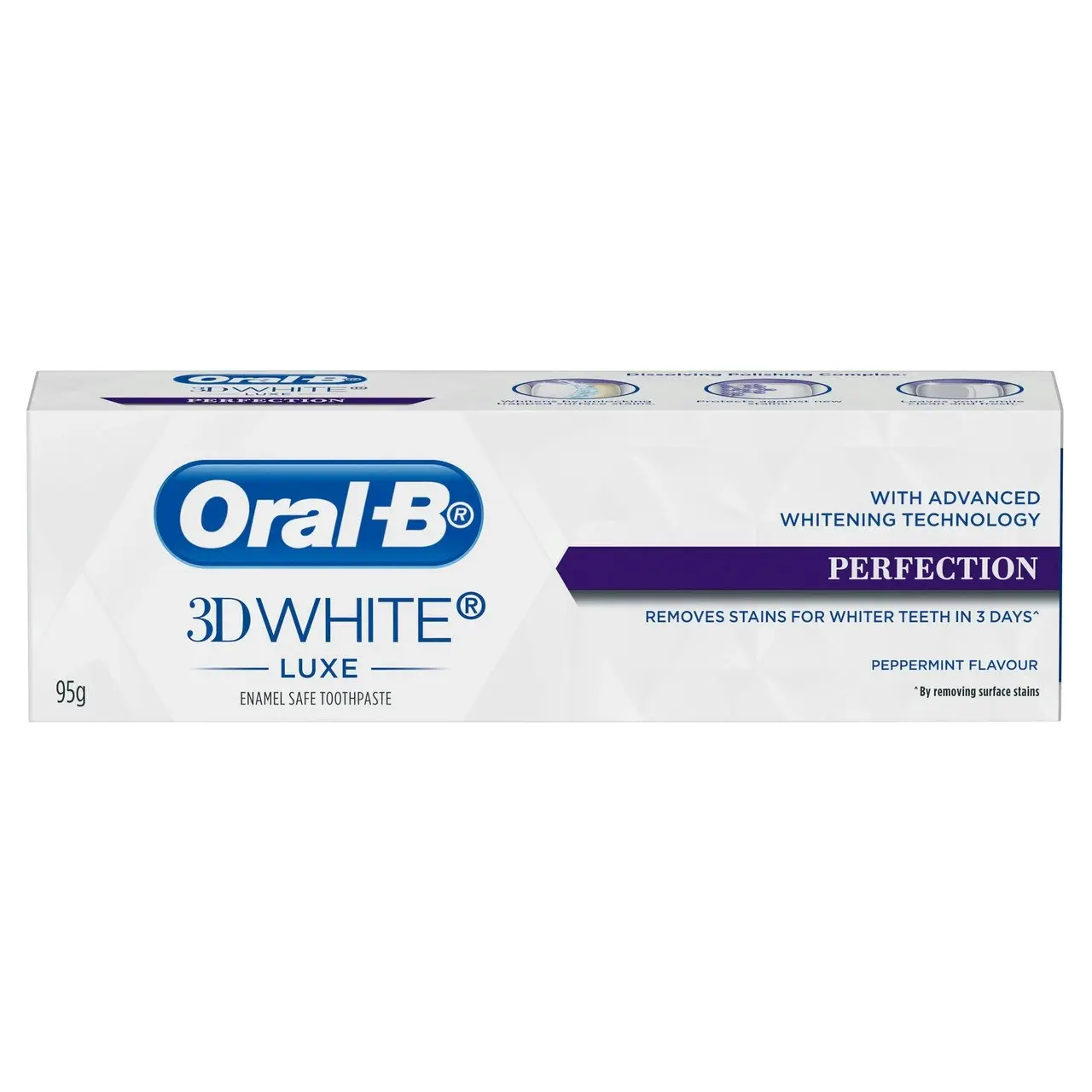 Oral-B 3DWhite Luxe Perfection Whitening Toothpaste, 95g