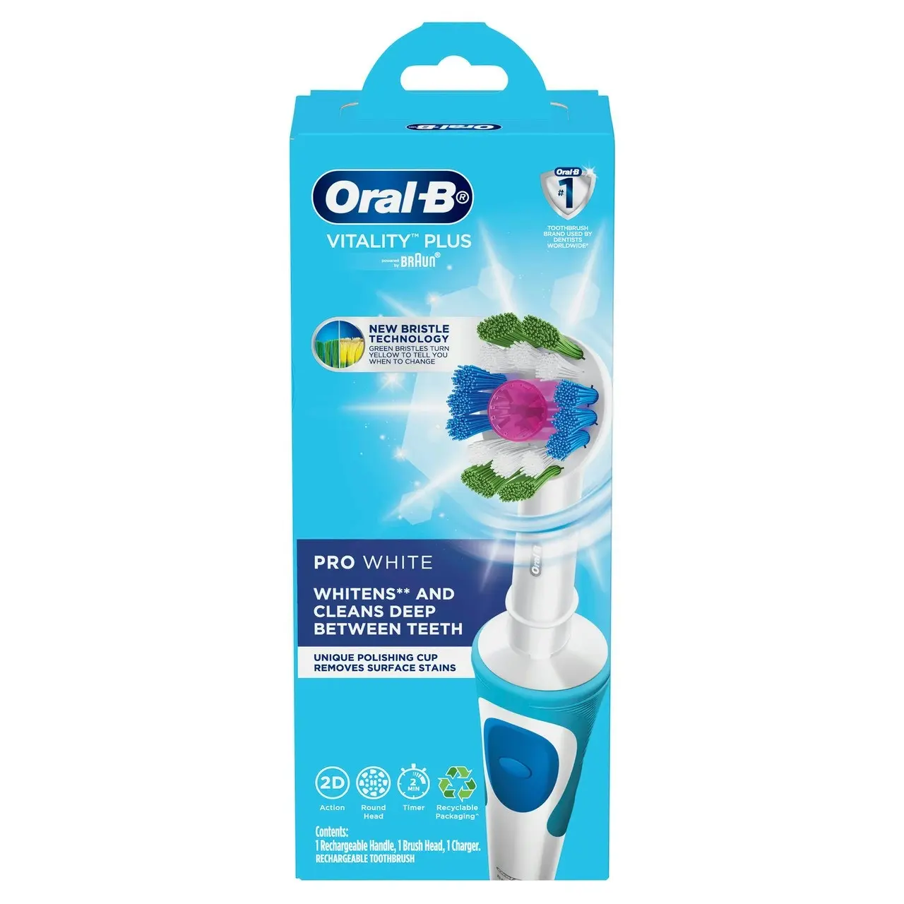 Oral-B  Vitality Plus Pro White Whitening Electric Toothbrush