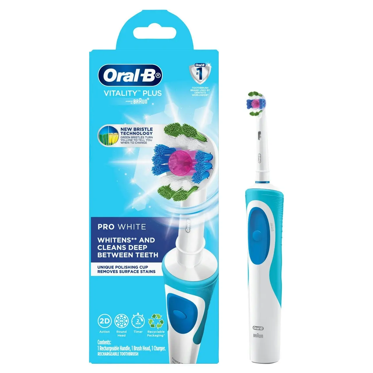 Oral-B  Vitality Plus Pro White Whitening Electric Toothbrush