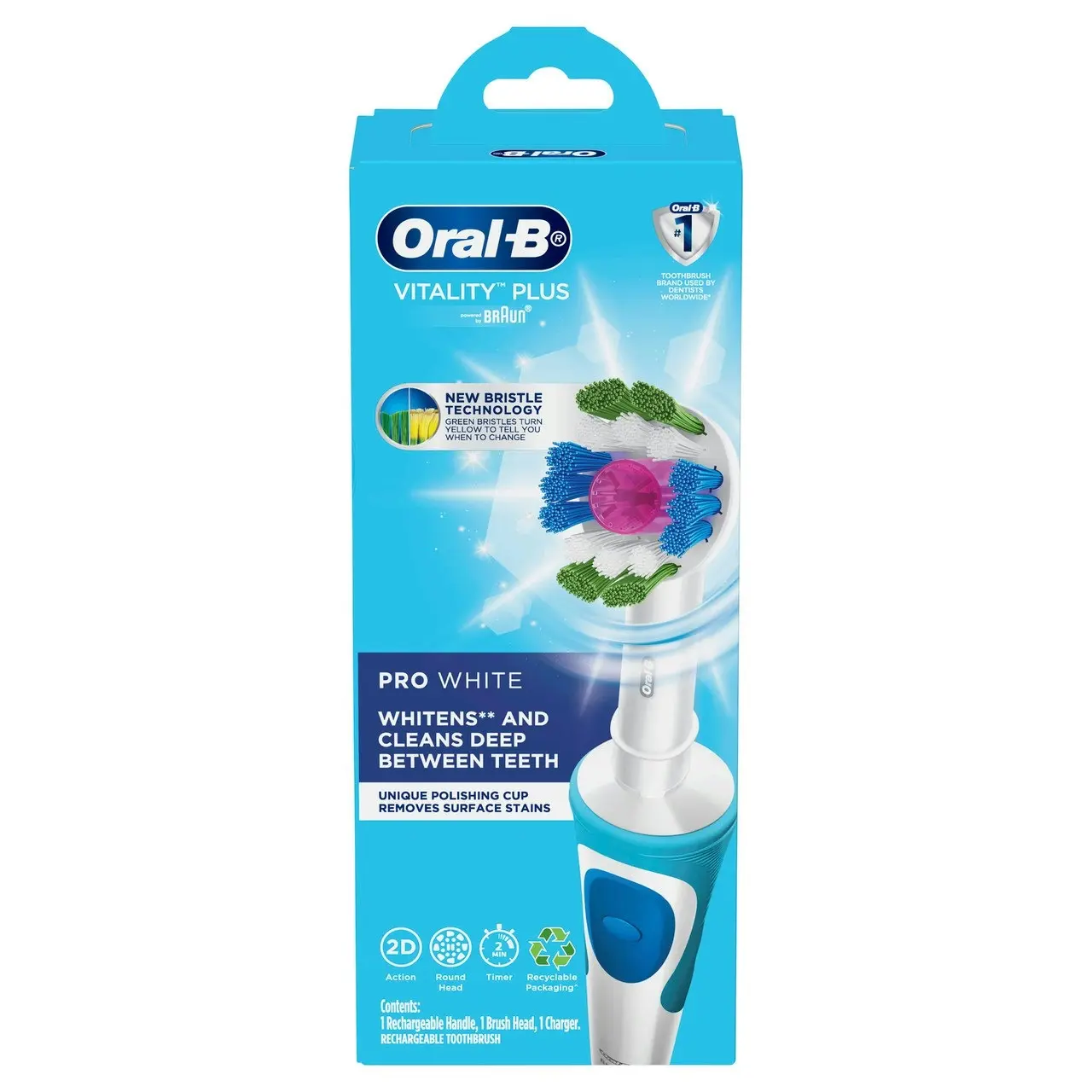 Oral-B  Vitality Plus Pro White Whitening Electric Toothbrush