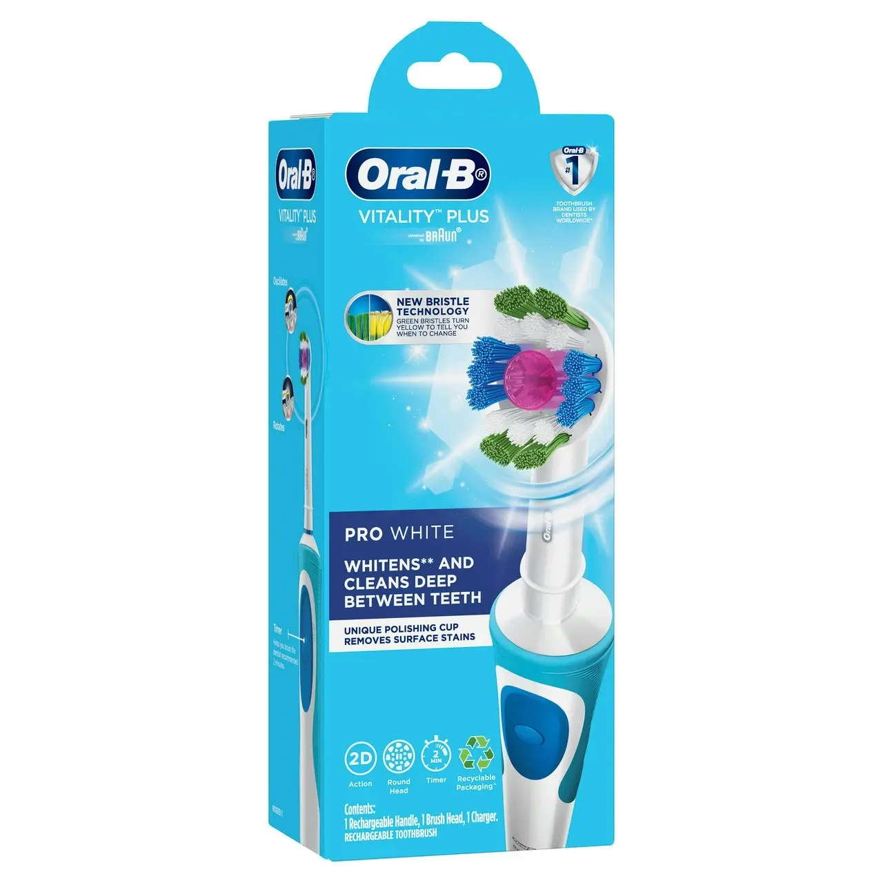 Oral-B  Vitality Plus Pro White Whitening Electric Toothbrush