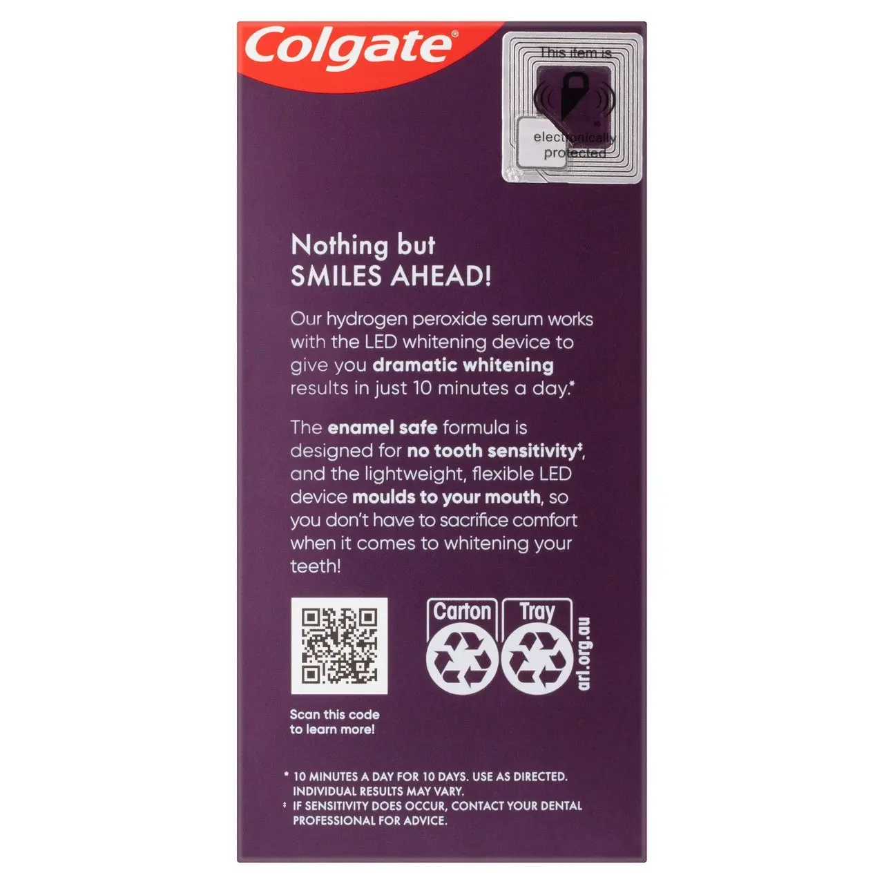 Colgate Optic White FlexLight LED Whitening Kit, At Home Whitening Indigo Device & Whitening Pen, 30 Treatments