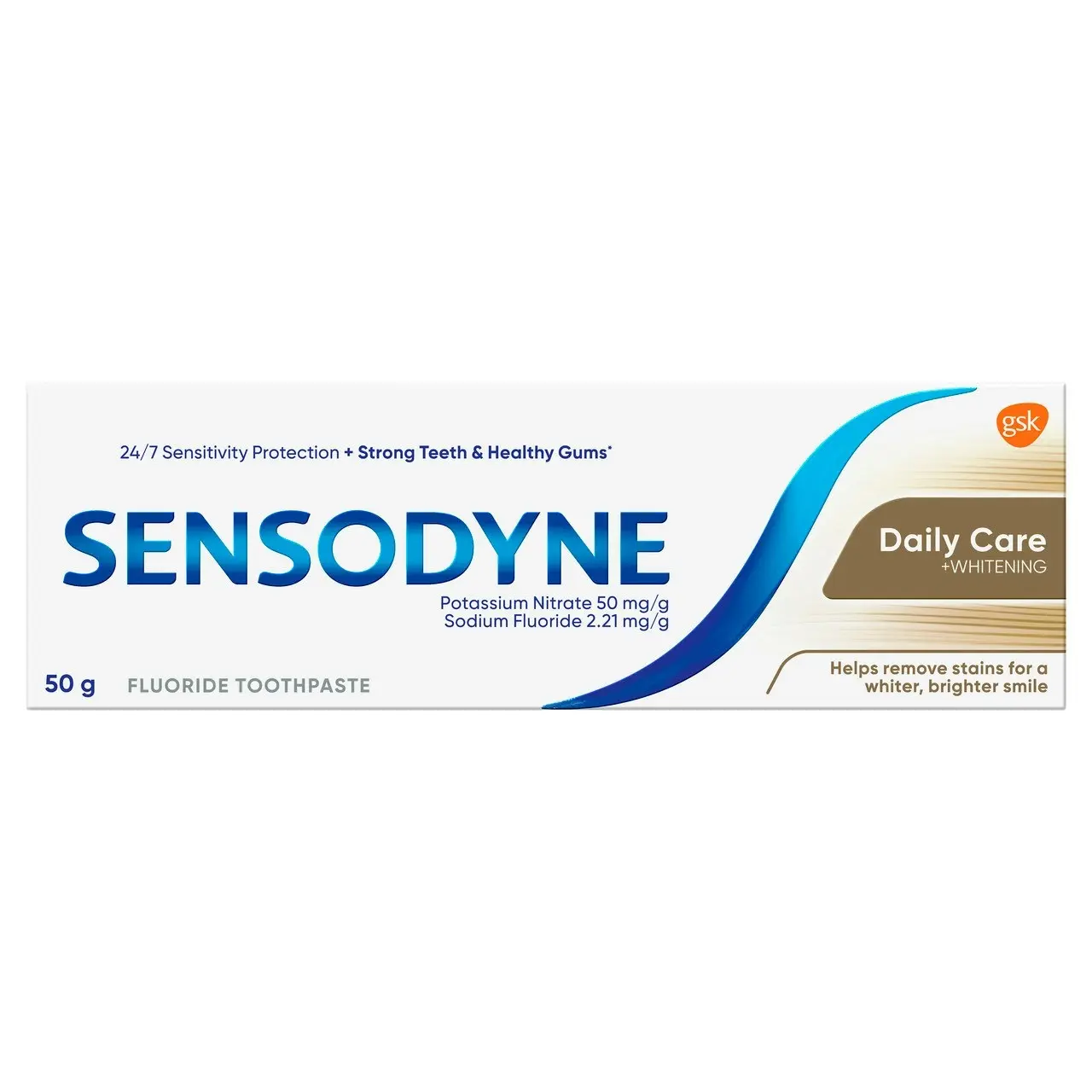 Sensodyne Daily Care + Whitening Sensitivity Toothpaste 50g