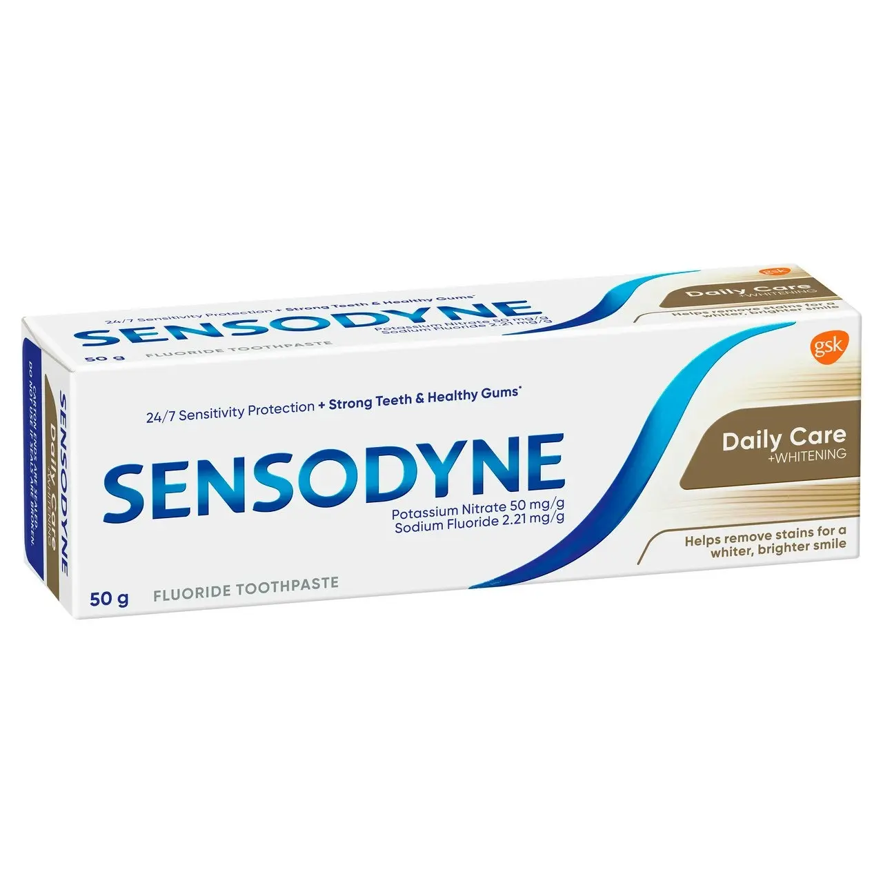 Sensodyne Daily Care + Whitening Sensitivity Toothpaste 50g