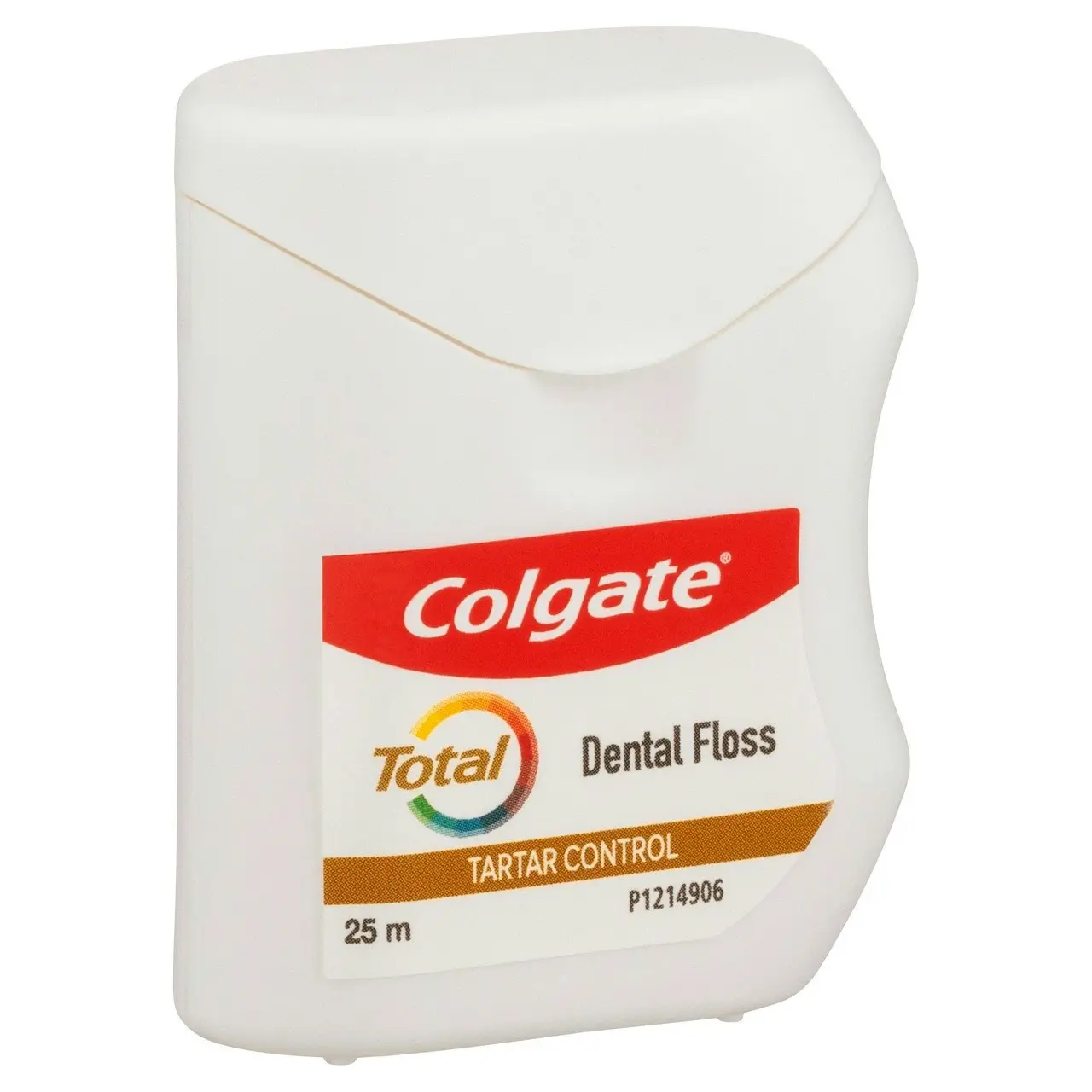 Colgate Total Tartar Control Dental Floss, 25m, New & Improved*, Protects Gums & Helps Prevent Tooth Decay