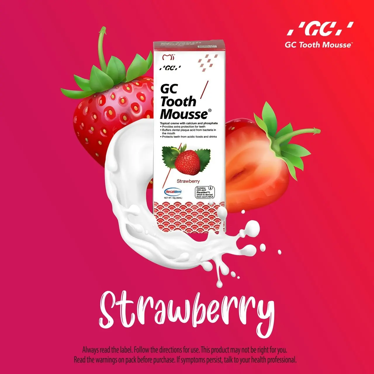 GC Tooth Mousse(TM) Strawberry