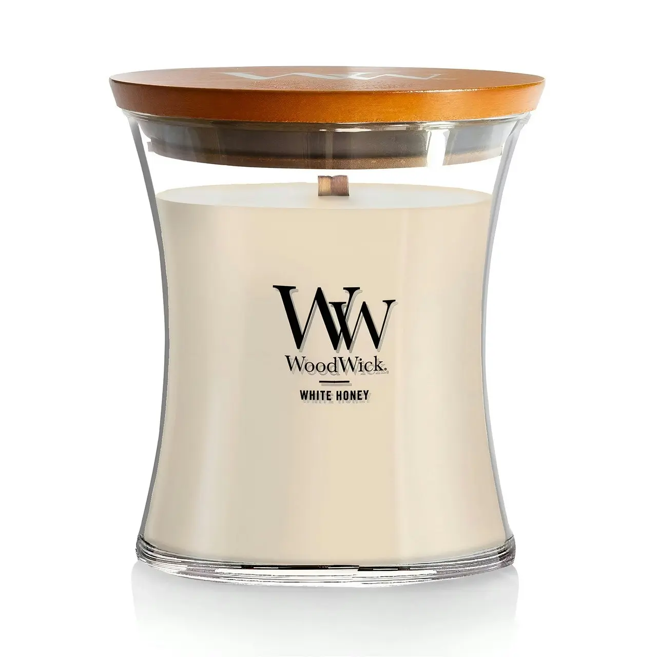 WoodWick Medium White Honey Scented Candle