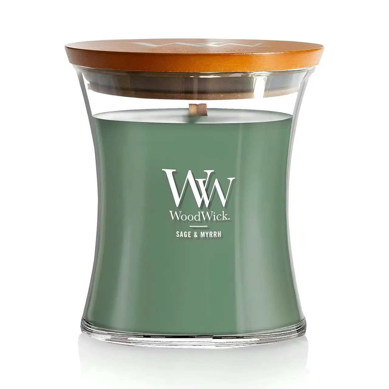 WoodWick Medium Sage & Myrrh Scented Candle