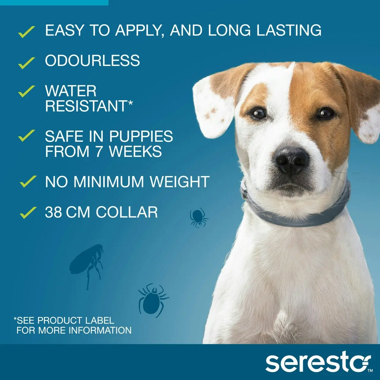 Seresto(TM) Flea & Tick Collar for Dogs And Puppies Up To 8kg - 1 Pack