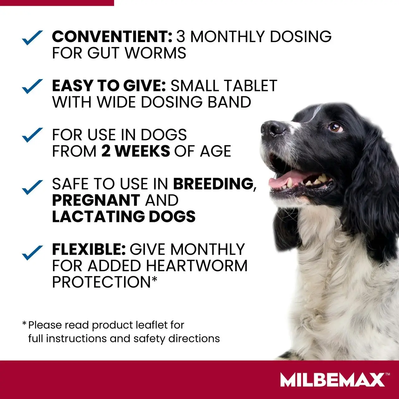 Milbemax(TM) Allwormer Tablet for Dogs 5 - 25kg - 2 Pack