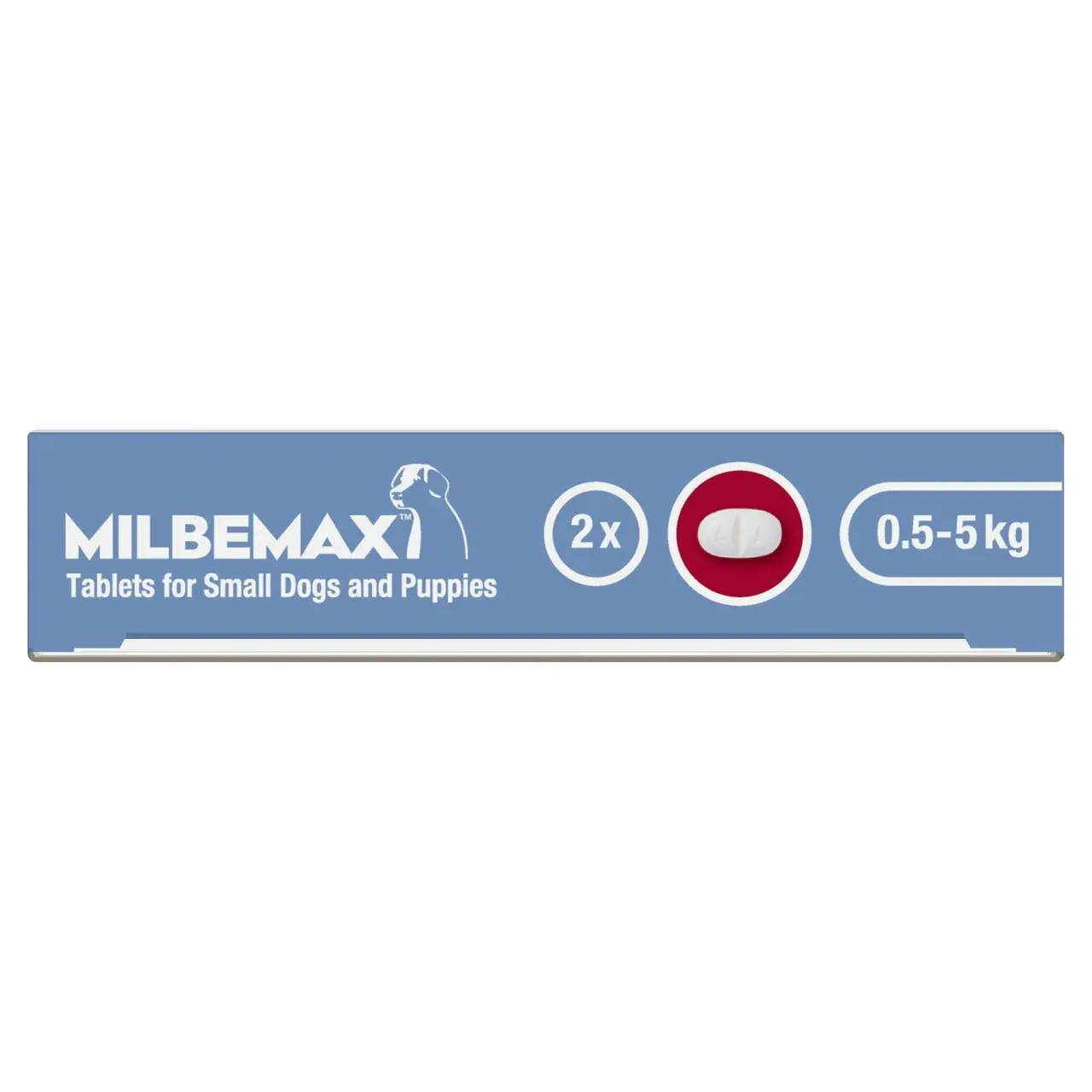 Milbemax(TM) Allwormer Tablet for Small Dogs & Puppies 0.5 - 5kg - 2 Pack