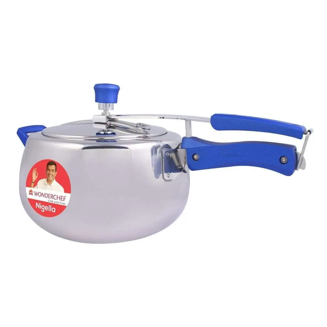 Wonderchef Nigella Pressure Cooker Inner Lid Round - Stainless Steel 5L