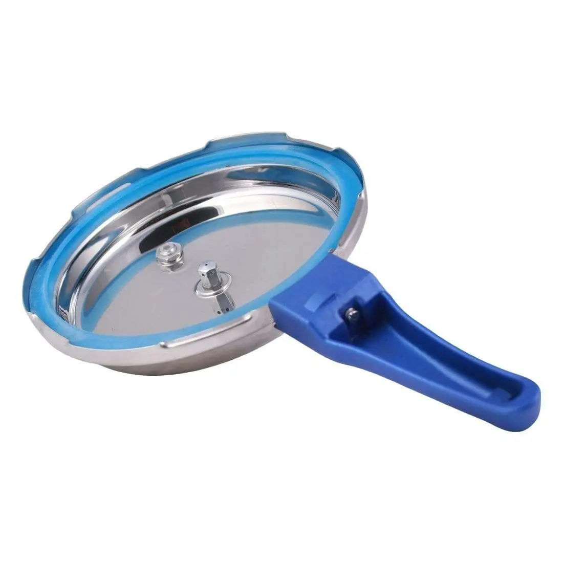 Wonderchef Nigella Pressure Cooker Outer Lid - Stainless Steel Blue Handi  2.5L