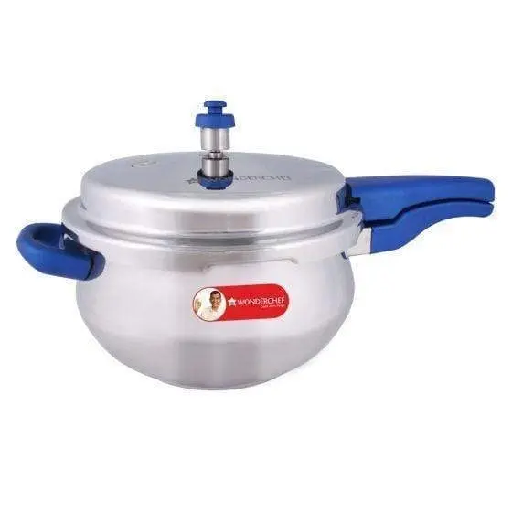 Wonderchef Nigella Pressure Cooker Outer Lid - Stainless Steel Blue Handi  2.5L