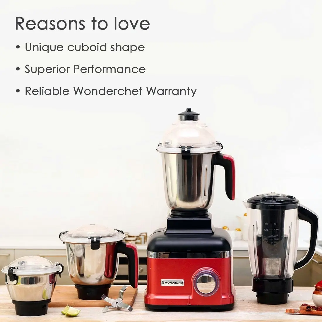 Wonderchef Sumo Plus Mixer Grinder 1000 W with Australian Plug