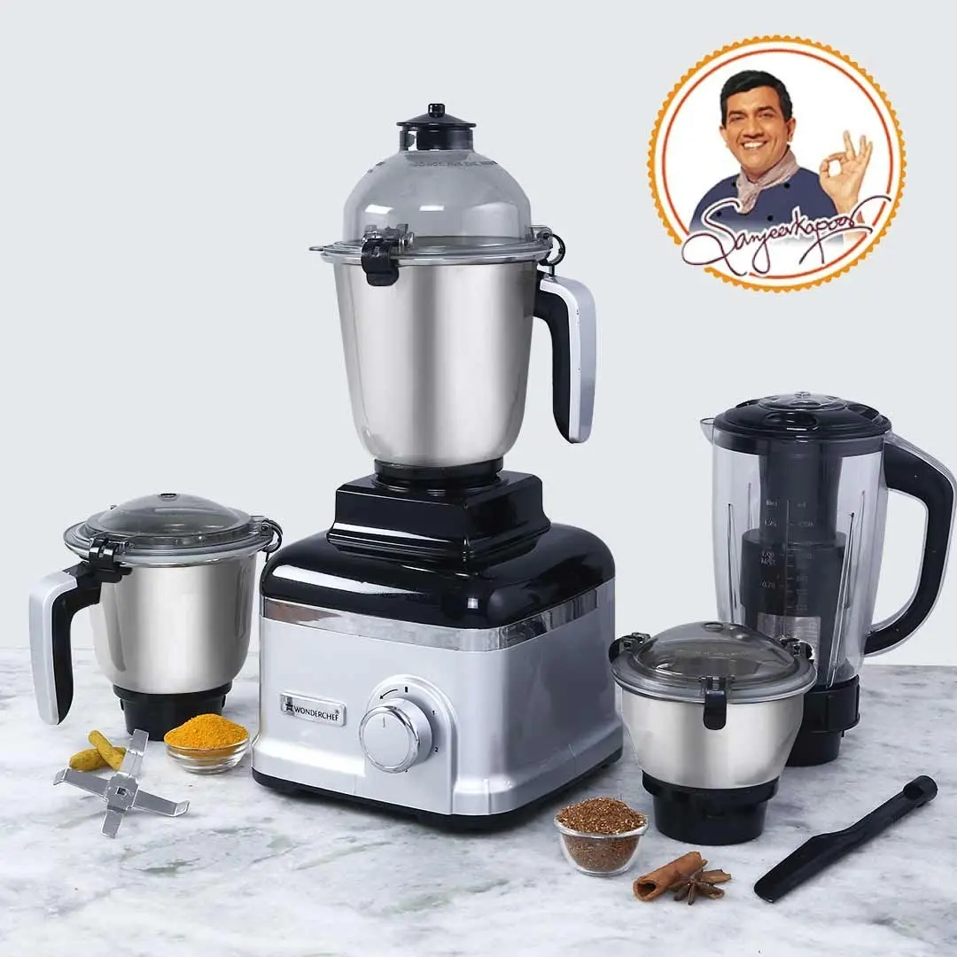 Wonderchef Sumo Silverado 1000 Watts Mixer Grinder with Australian Plug