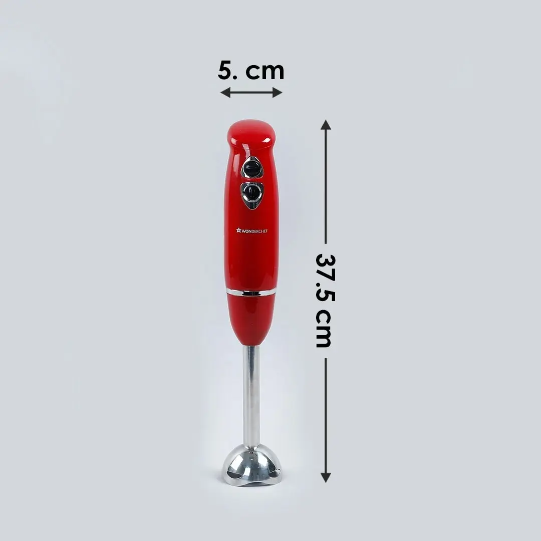 Wonderchef Hand Blender Crimson Edge (Red) with Australian Plug