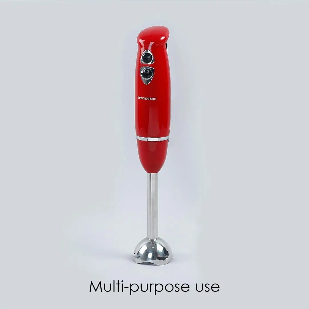 Wonderchef Hand Blender Crimson Edge (Red) with Australian Plug