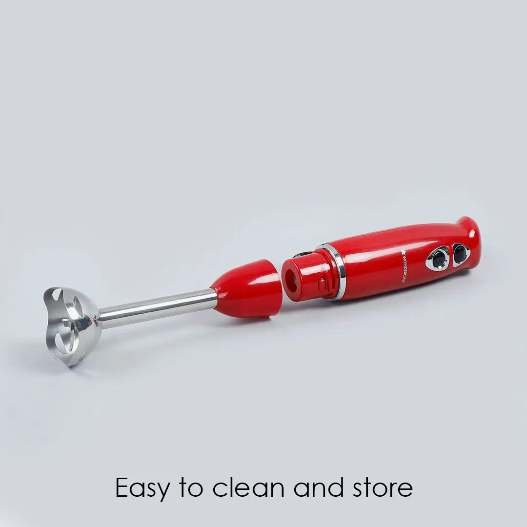 Wonderchef Hand Blender Crimson Edge (Red) with Australian Plug