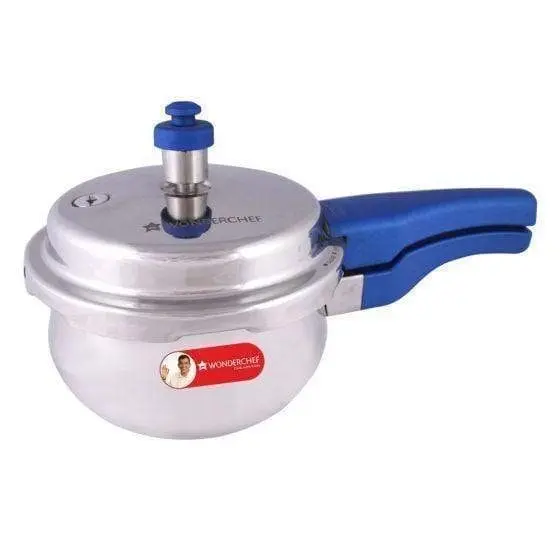 Wonderchef Nigella Pressure Cooker Outer Lid - Stainless Steel Blue Handi  5.5L