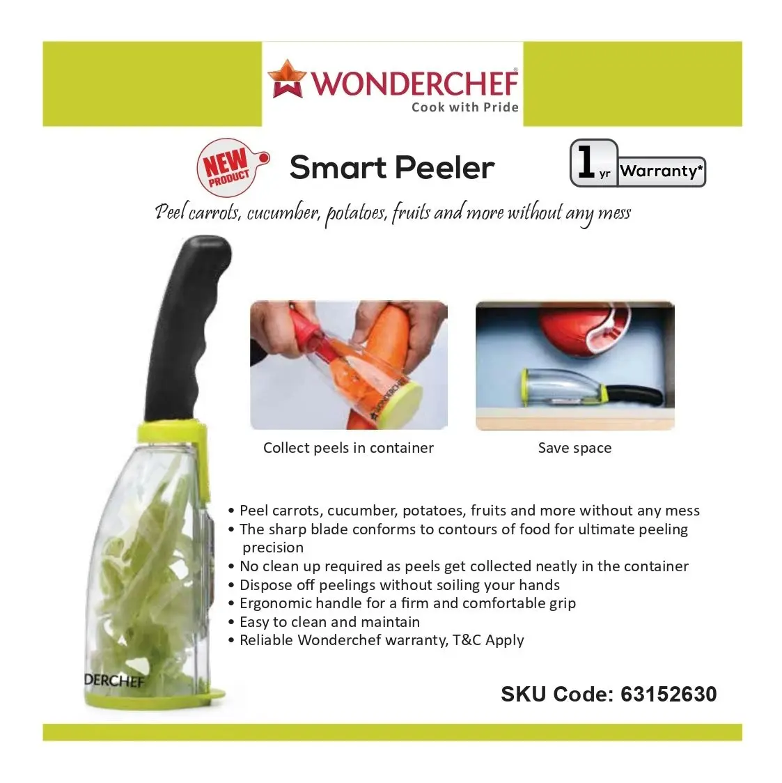 Wonderchef Smart Peeler