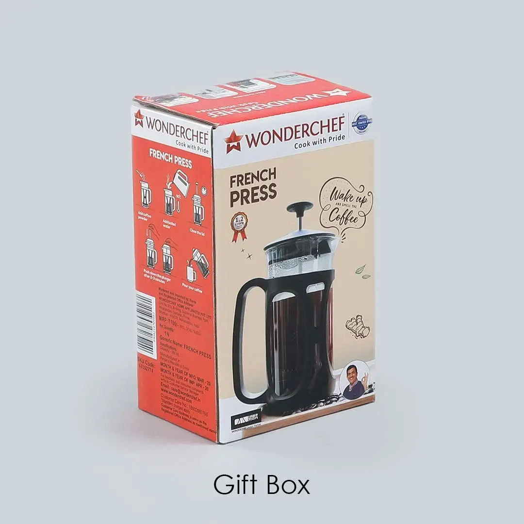 Wonderchef French Press - Black 350ml