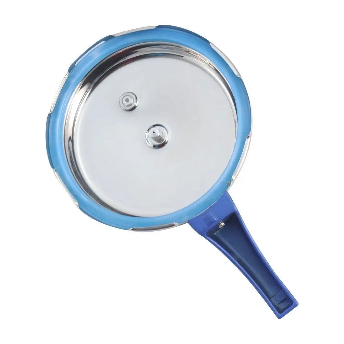 Wonderchef Nigella Pressure Cooker Outer Lid - Stainless Steel Blue 1.5L