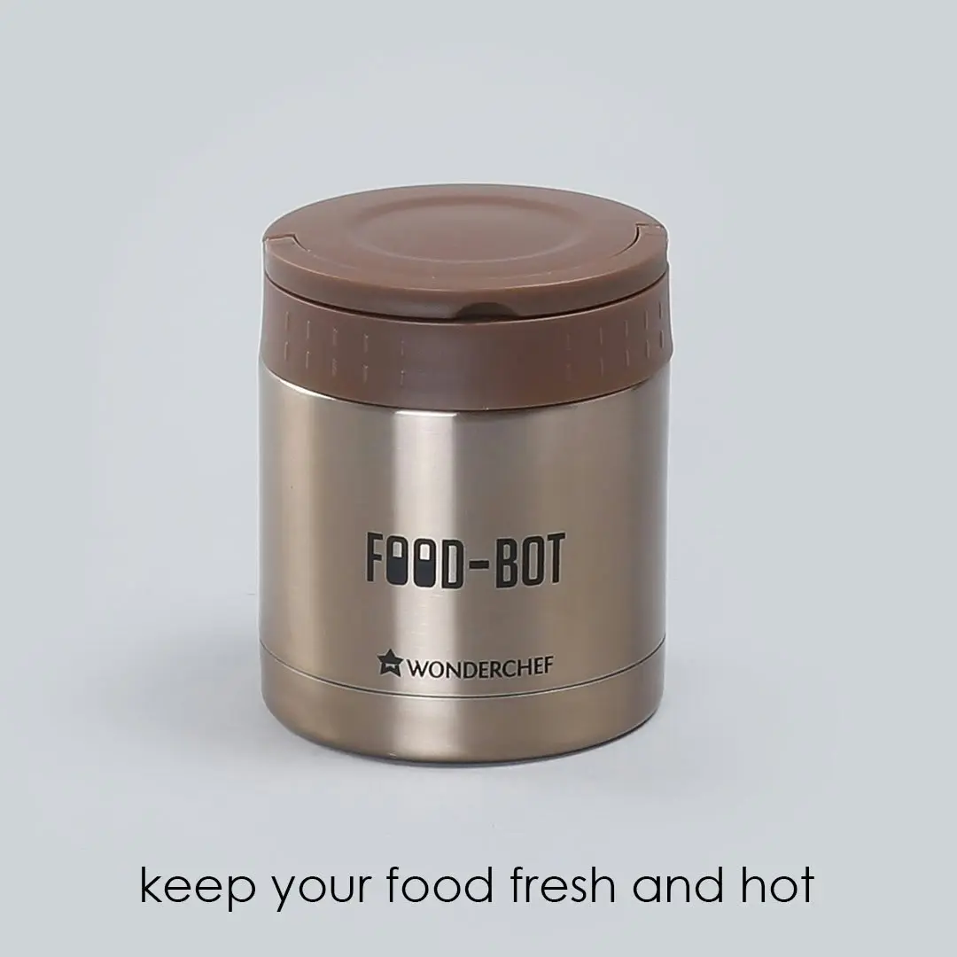 Wonderchef Stainless Steel Vacuum Insulated Food Bot 300 ml