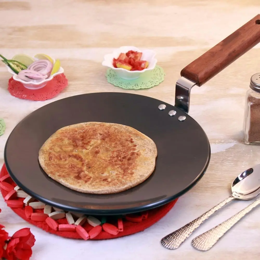 Wonderchef Ebony Roti Tawa with Induction 4.06 mm 22cm