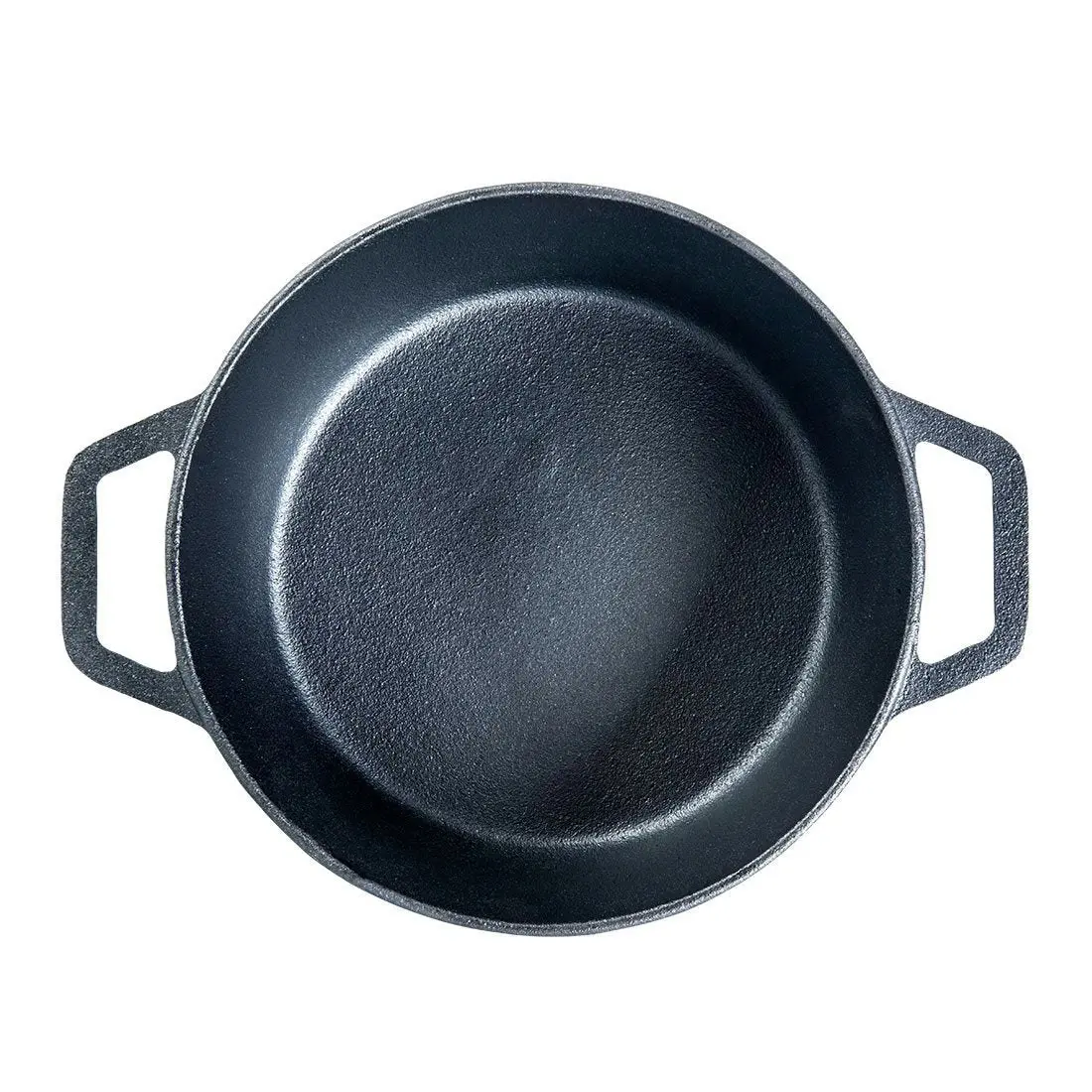 Wonderchef Forza Pre Seasoned Cast Iron Casserole with Lid 25 cm 4.7L