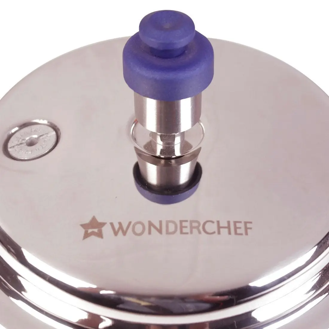 Wonderchef Nigella Pressure Cooker Outer Lid - Stainless Steel Blue 3L