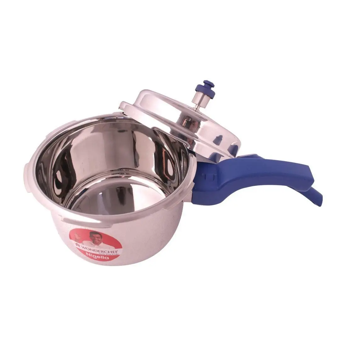 Wonderchef Nigella Pressure Cooker Outer Lid - Stainless Steel Blue 3L