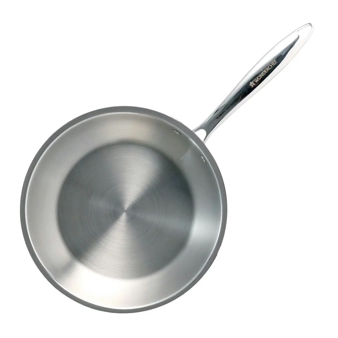 Wonderchef Nigella Stainless Steel Fry Pan Triply 24cm 2L