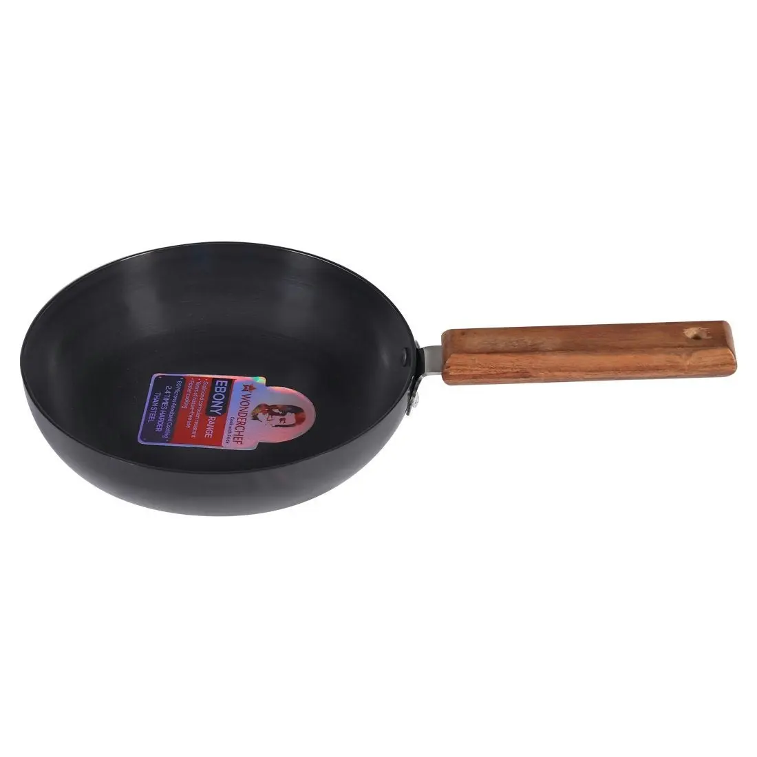 Wonderchef Ebony Hard-Anodised Fry Pan with Lid 24 cm 1.75 L