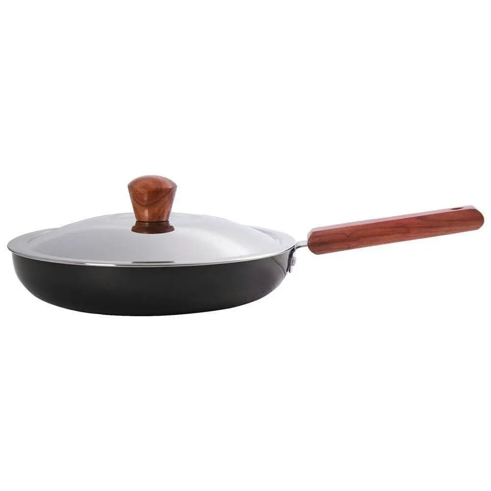 Wonderchef Ebony Hard-Anodised Fry Pan with Lid 24 cm 1.75 L