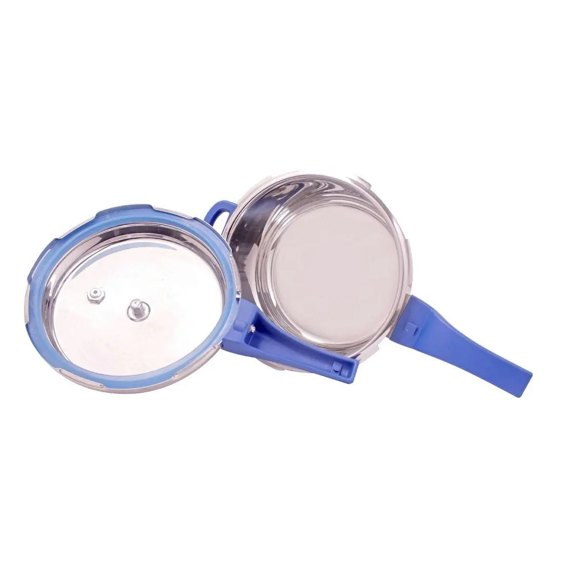 Wonderchef Nigella Pressure Cooker Outer Lid - Stainless Steel Blue 7L