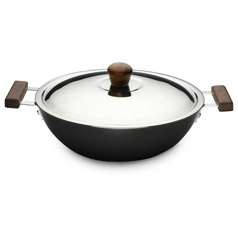 Wonderchef Ebony Deep Kadhai 24 cm 3 L